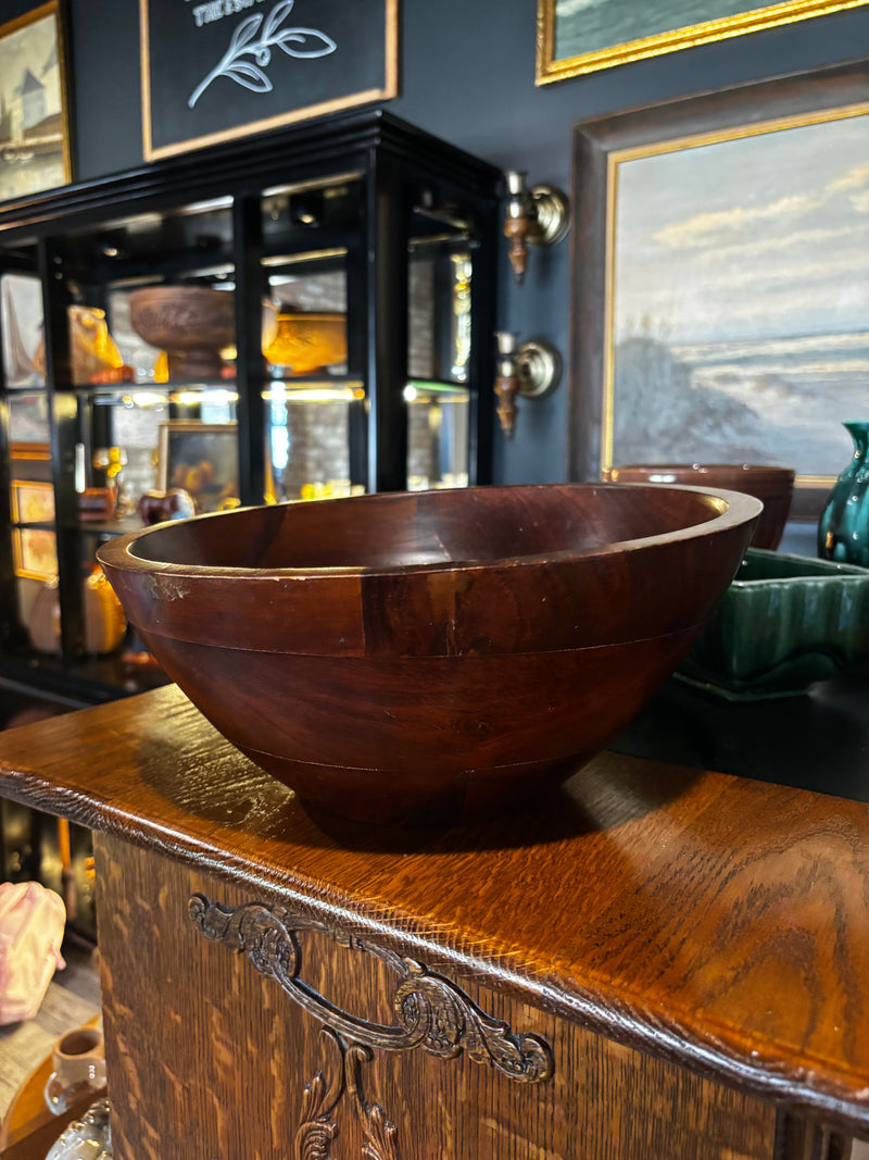 teak serving bowl by 603 - Mavis Estate Edit