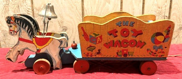 1942 Fisher Price Toy Wagon — alternate view
