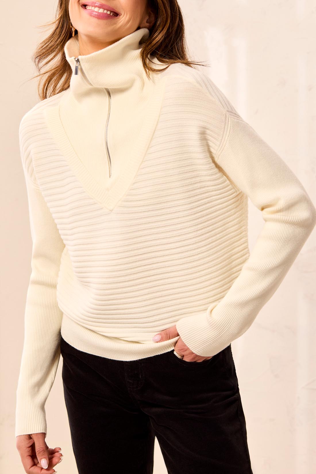 Time For You Sweater - Cream