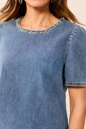 Simply Chic Blouse - Stargazer