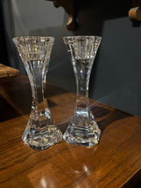 villeroy & bosch crystal "cocktail club" candlesticks,  set of 2