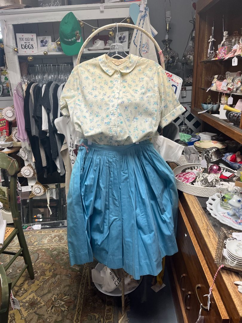 '50s Jayson Classics 3/4 Rollup Sleeve Blouse PP Collar