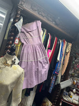 VTG '50s Lilac Square Dance Dress
