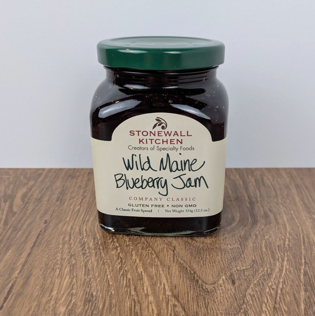 Wild Maine Blueberry Gourmet Jam 3.75oz by Stonewall Kitchen – JSQ Mercantile, Women’s Boutique & Gift Shop in La Grange, IL