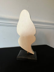 8.5" Wooden Ghost/Jack-O-Lantern Decor